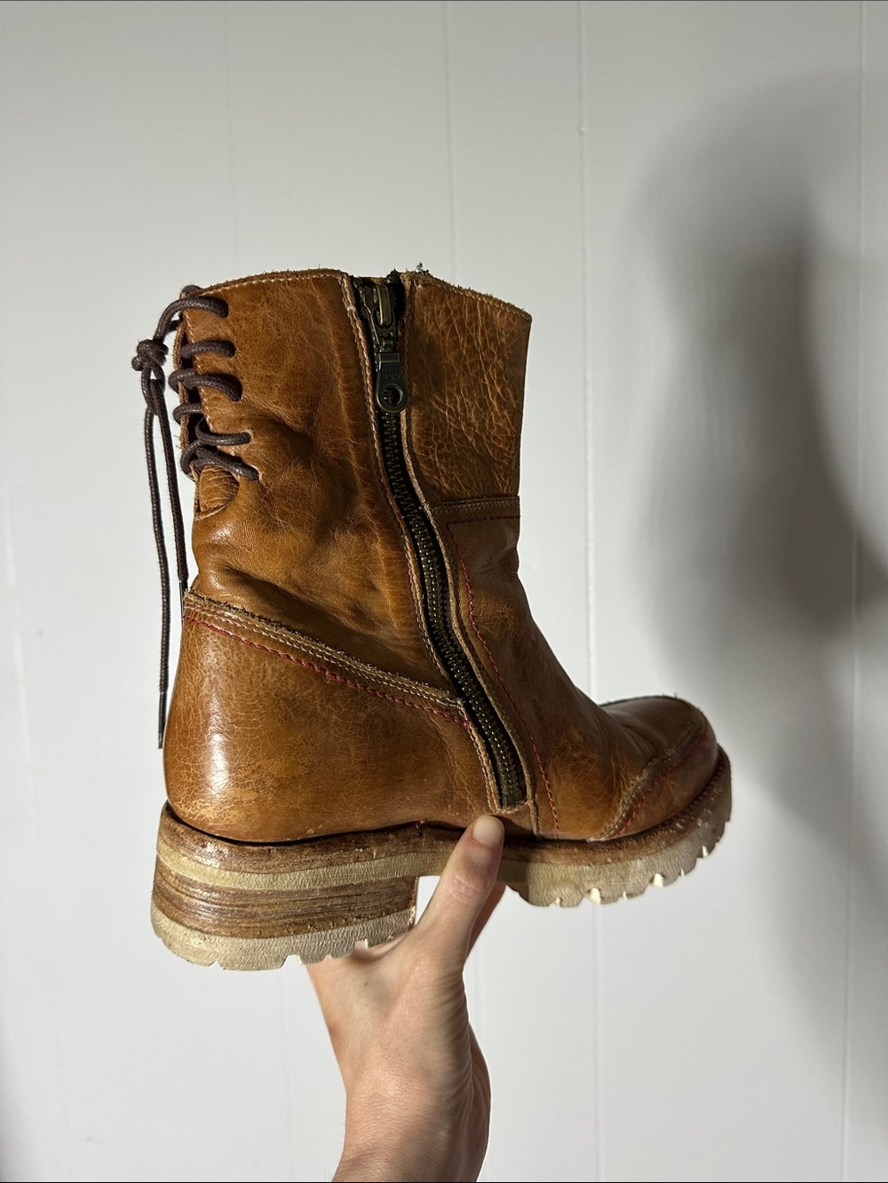 Bed Stu Rustic Donna Bootie Tan Tremolo Size 8.5 - Picture 5 of 9